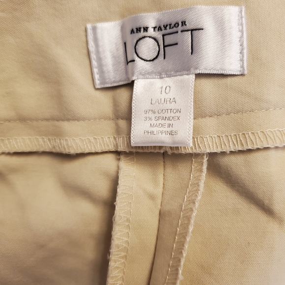 Ann Taylor loft Laura style ladies pants size 10 - Picture 3 of 6